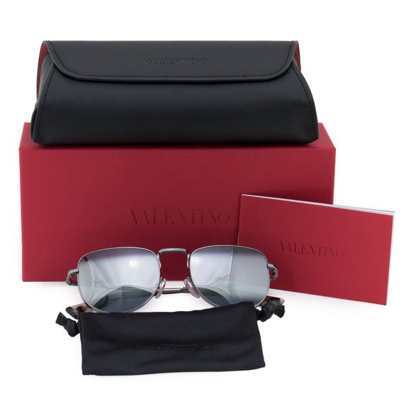 Valentino Blue Square Sunglasses